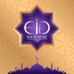 EID MUBARAK – EID  – GREETING WISHES – ILLUSTRATION – VECTOR