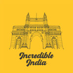 INCREDIBLE INDIA – LINE ART – GATEWAY OF INDIA – ILLUSTRATION – VECTOR