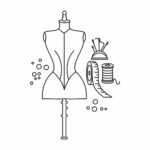 LINE ART – FASHION – COSTUME – DESIGNER – ILLUSTRATION – VECTOR