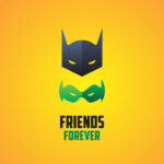 BATMAN MASK 2 – BATMAN AND ROBIN – DC COMICS – SUPERHERO – JUSTICE LEAGUE – GOTHAM – JOKER