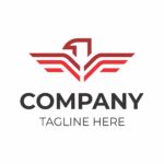 EAGLE – BIRD – F LOGO – VECTOR