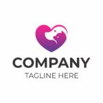 DOG – PET – HEART – LOGO – VECTOR