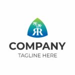 RESORT – BEACH – SEA – R LOGO – VECTOR