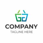 SHOPPING CART – BASKET – G – LOGO – VECTOR