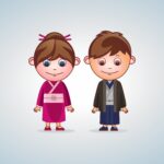 CHINESE KIDS – CHARACTER – ILLUSTRATION – VECTOR
