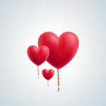 VALENTINE DAY – HEART BALOON – VECTOR